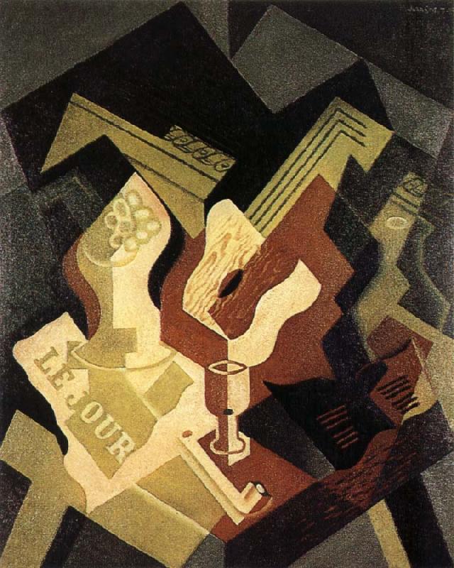 Juan Gris Guitar and fruit dish oil painting picture
